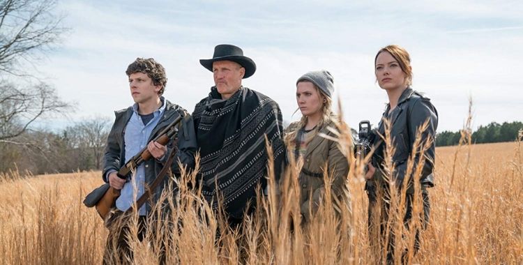 zumbilândia Woody Harrelson, Jesse Eisenberg, Abigail Breslin e Emma Stone 2