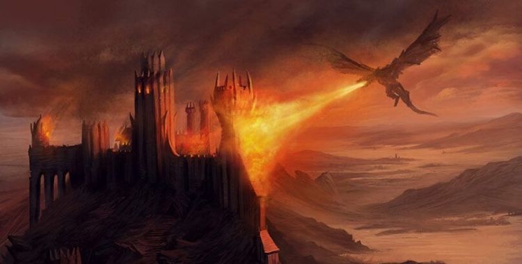 house of the dragon A destruição de Harrenhall Balerion