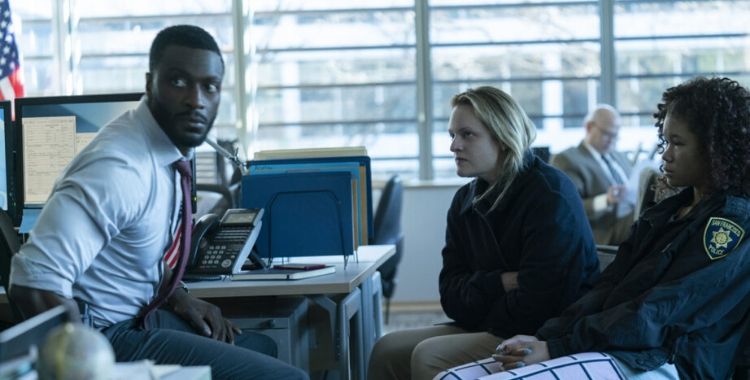 o homem invisível Elisabeth Moss, Aldis Hodge e Storm Reid