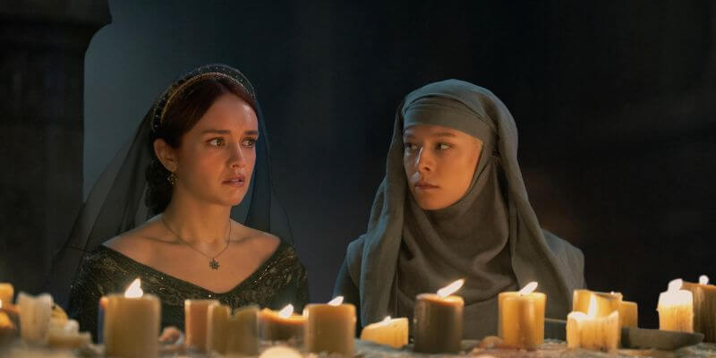 a casa do dragao olivia cooke e emma darcy s02 e03