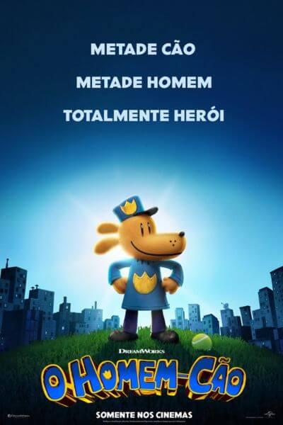 o homem cao poster